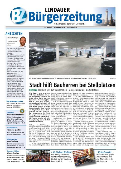 30.06.2018 Lindauer Bürgerzeitung