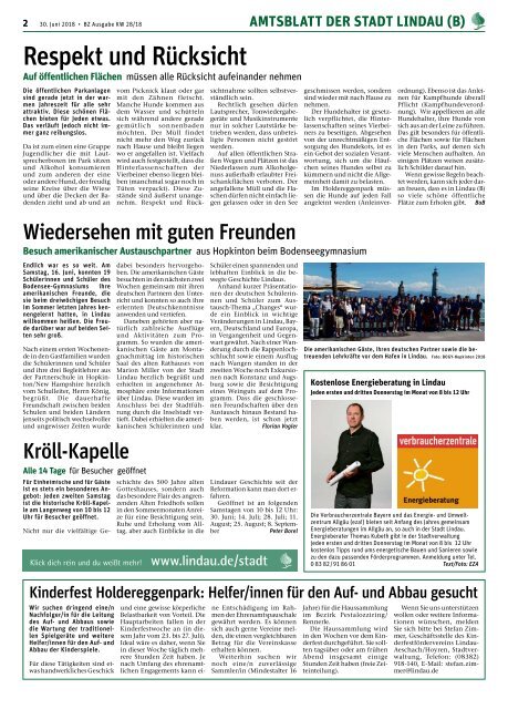 30.06.2018 Lindauer Bürgerzeitung