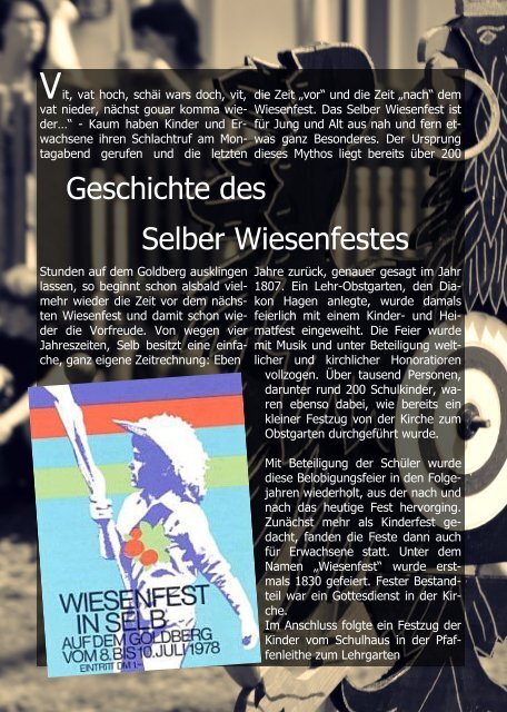 Selber Wiesenfest 2018