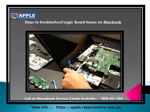 Steps to troubleshoot Logic Board Issues on Macbook