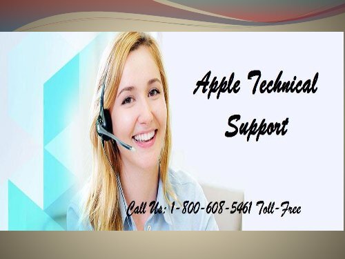 Apple Technical Support Number Call 1-800-608-5461