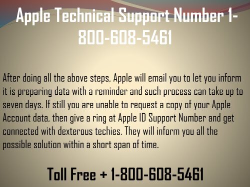 Apple Technical Support Number Call 1-800-608-5461