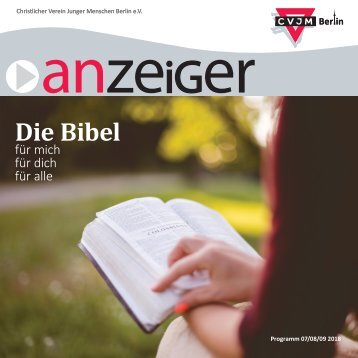 Anzeiger CVJM Berlin e.V. 03/2018