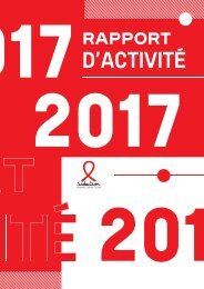 Rapport d'activité Sidaction 2017
