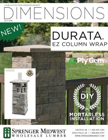 July Dimensions Magazine from Sprenger Midwest