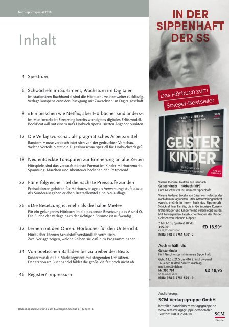 buchreport.spezial 07/08 2018 Hörbuch