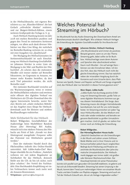 buchreport.spezial 07/08 2018 Hörbuch