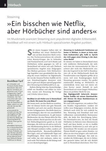 buchreport.spezial 07/08 2018 Hörbuch
