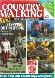 Country Walking – the first ever issue, April/May 1987 