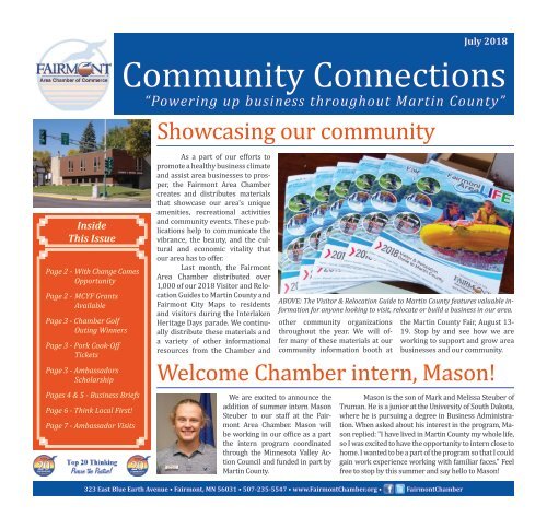 Chamber Newsletter - July 2018