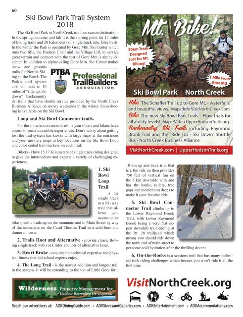 2018-19 Southern Adirondack Guide