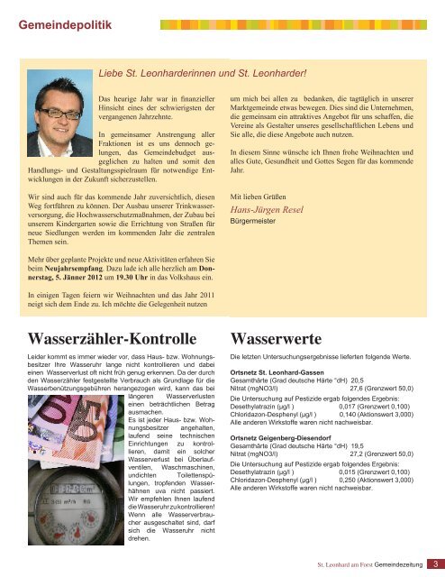 Gemeindezeitung 04/2011 (3,29 MB) - St. Leonhard am Forst