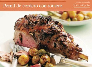 Pernil de cordero con romero - Disco