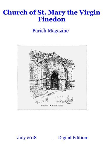 St Mary's July 2018 Parish Magazine