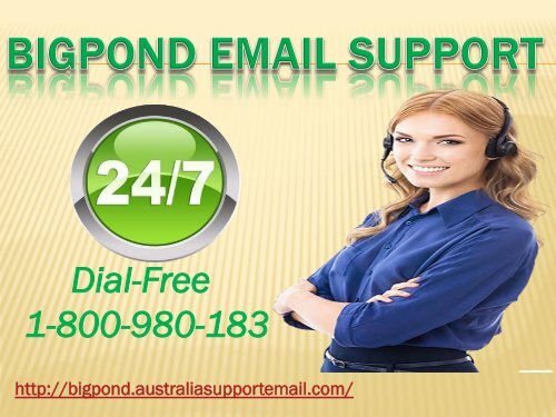  Bigpond Email Support 1-800-980-183|Solve Sending Error