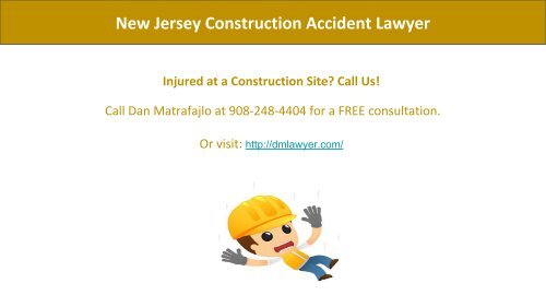 New Jersey Construction Accident Lawyer