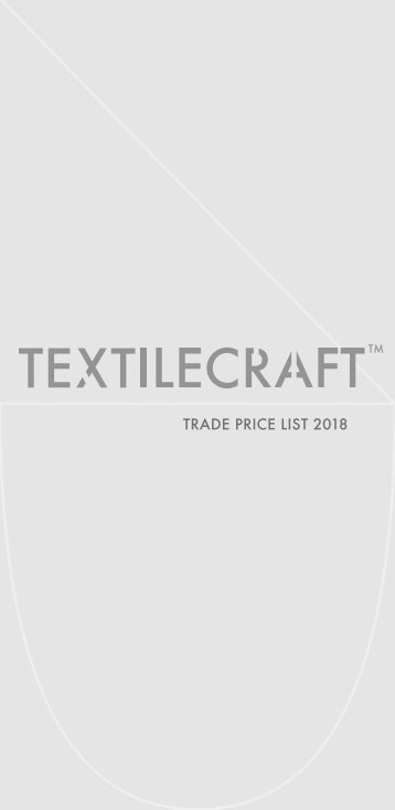 TEXTILECRAFT™ Trade Price List 2018
