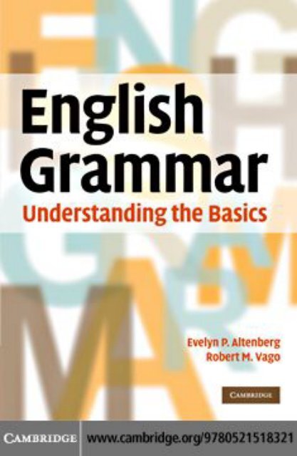 English Grammar: Understanding the Basics. Paper Leaf.ca Library - 2018