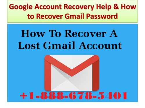 Recover a Forgotten Gmail Password 29-06