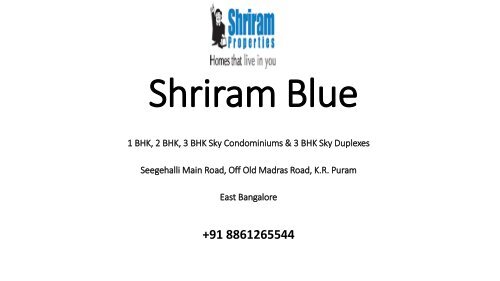 shriram-blue-east-bangalore