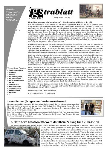 trablatt - IGS Koblenz