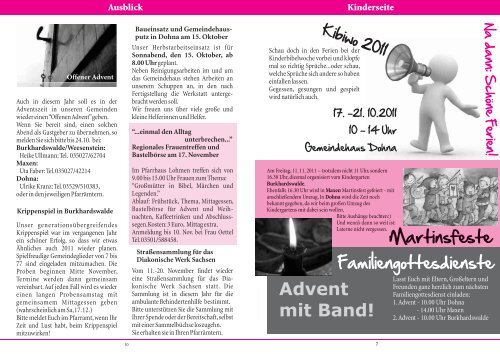 Advent mit Band!