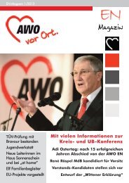 Mit vielen Informationen zur Kreis- und UB-Konferenz - AWO EN