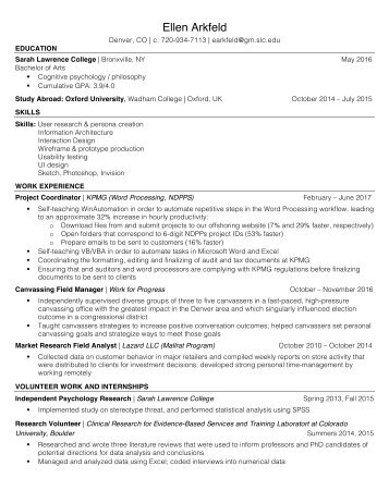 Quick Resume