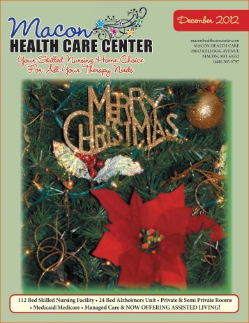 MHCC NEWSLETTER NOV 2012.indd - Macon HealthCare Center ...