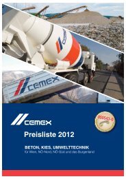 Mit Sicherheit betonieren! - CEMEX Austria AG