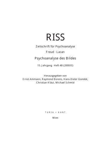 Psychoanalyse des Bildes - Turia + Kant