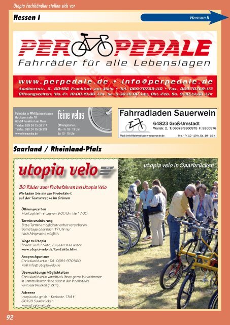 Partner-Händler - Utopia velo gmbh