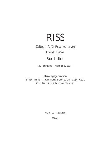 RISS Nr. 56 - Turia + Kant