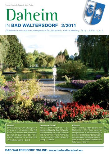 Ausgabe Juli 2011 - Gemeinde Bad Waltersdorf