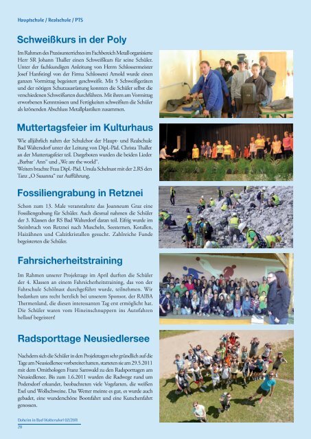 Ausgabe Juli 2011 - Gemeinde Bad Waltersdorf