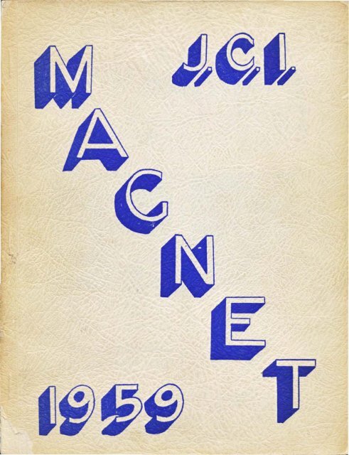 1959 Jarvis Collegiate Institute - Magnet Yearbook