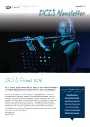 DCIS Newsletter June 2018