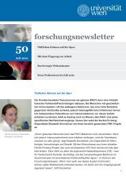 50 - Forschungsnewsletter - Universität Wien