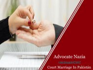 Court Marriage procedure in pakistan