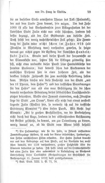 Baltische Studien. - Digitalisierte Bestände der UB Greifswald