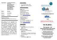 in Zusammenarbeit mit und 18.10.2012 Reinigungs - Medizinische ...