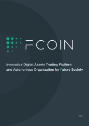 Fcoin White Paper