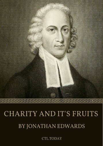 CHARITY AND IT'S FRUITS BY JONATHAN EDWARDS