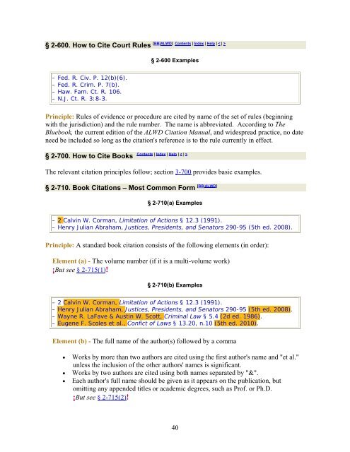 Introduction to Basic Legal Citation - access-to-law home