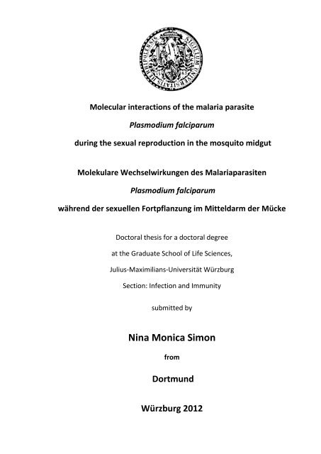 Nina Monica Simon - OPUS - Universität Würzburg