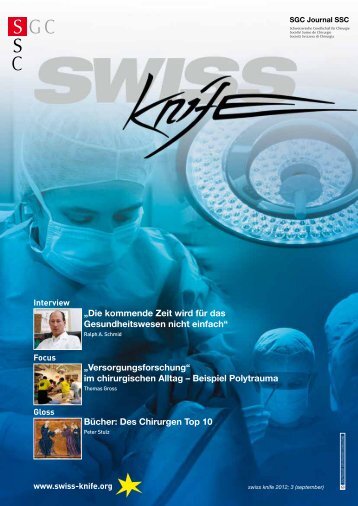 Bücher: Des Chirurgen Top 10 „Die kommende Zeit ... - SWISS KNIFE