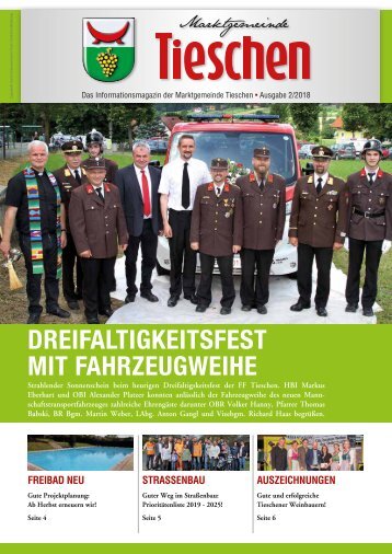 Gemeindezeitung Tieschen - Sommer 2018 