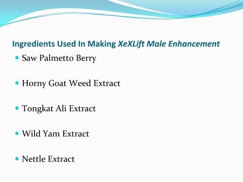 Xexlift Male Enhancement - So Simple