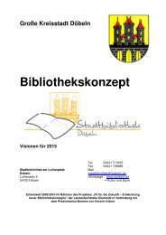 Große Kreisstadt Döbeln Bibliothekskonzept Visionen für 2015