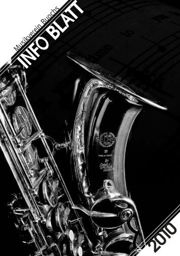 Infoblatt 2010 Musikverein Buochs